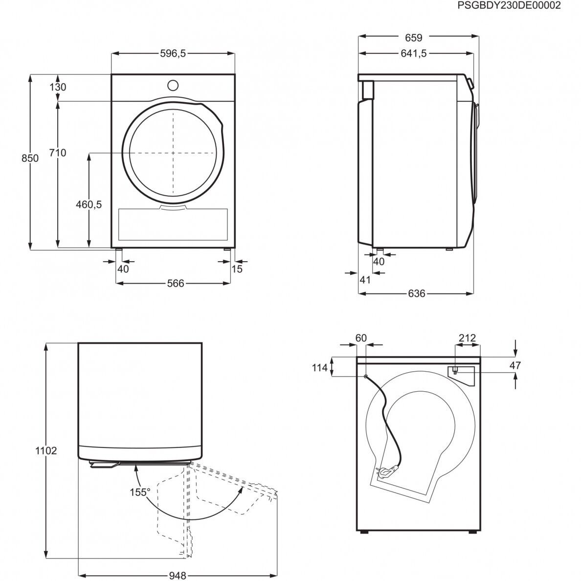 Džiovyklė ELECTROLUX EW9D587KCE Džiovyklė ELECTROLUX EW9D587KCE