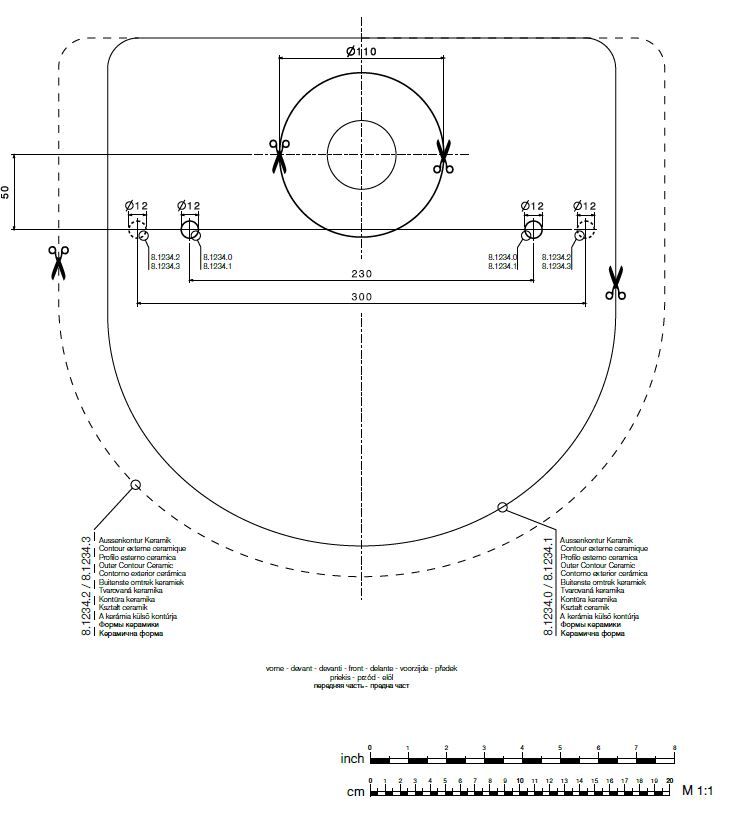 Praustuvas-dubuo Laufen SONAR 41x37, baltas, H8123430001121