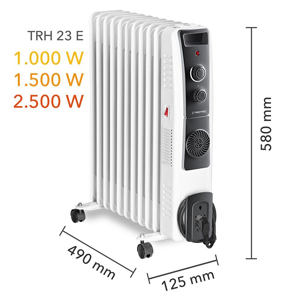 Elektrinis tepalinis radiatorius su ventiliatoriumi Trotec TRH 23 E 13-00250