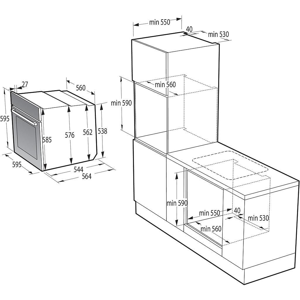 Orkaitė GORENJE BOS6737E20FBG Orkaitė GORENJE BOS6737E20FBG