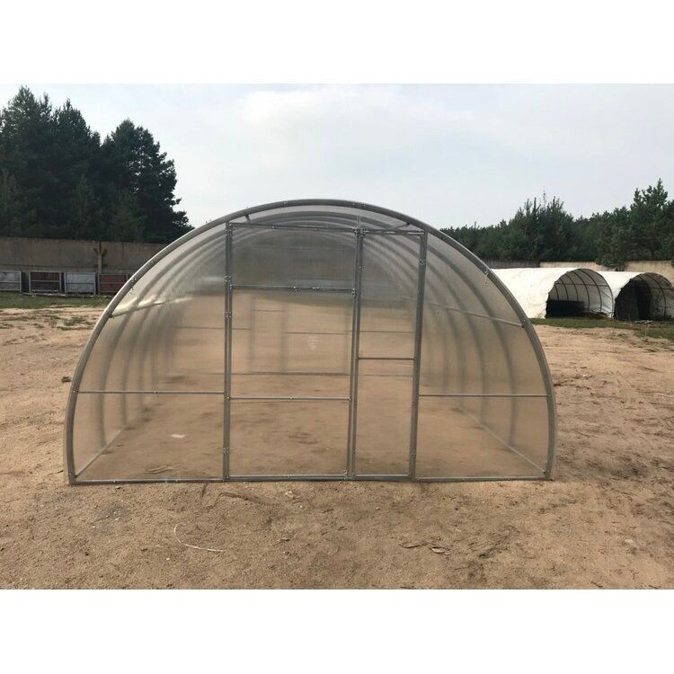 Šiltnamis Liuks (plotis 3,5m), NANO polikarbonatas 4mm, 6m