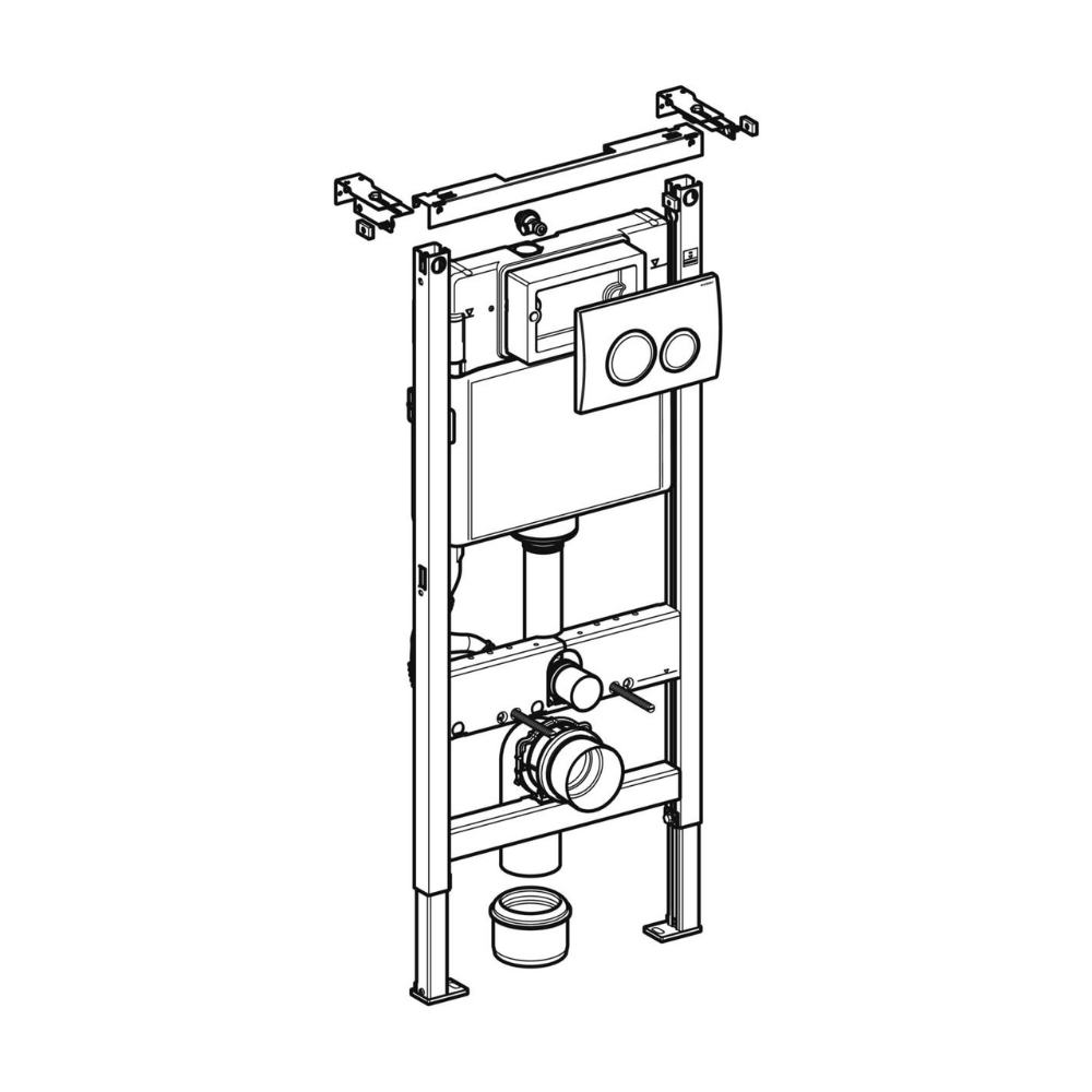 WC komplektas Geberit AquaClean Alba Basic su Duofix Delta 12 cm balta, AQAL12B00111 WC komplektas Geberit AquaClean Alba Basic su Duofix Delta 12 cm balta, AQAL12B00111