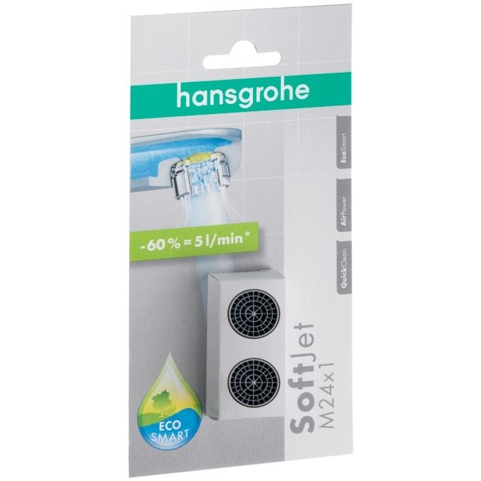 Aeratorių rinkinys (2vnt.) Hansgrohe EcoSmart, 13182000