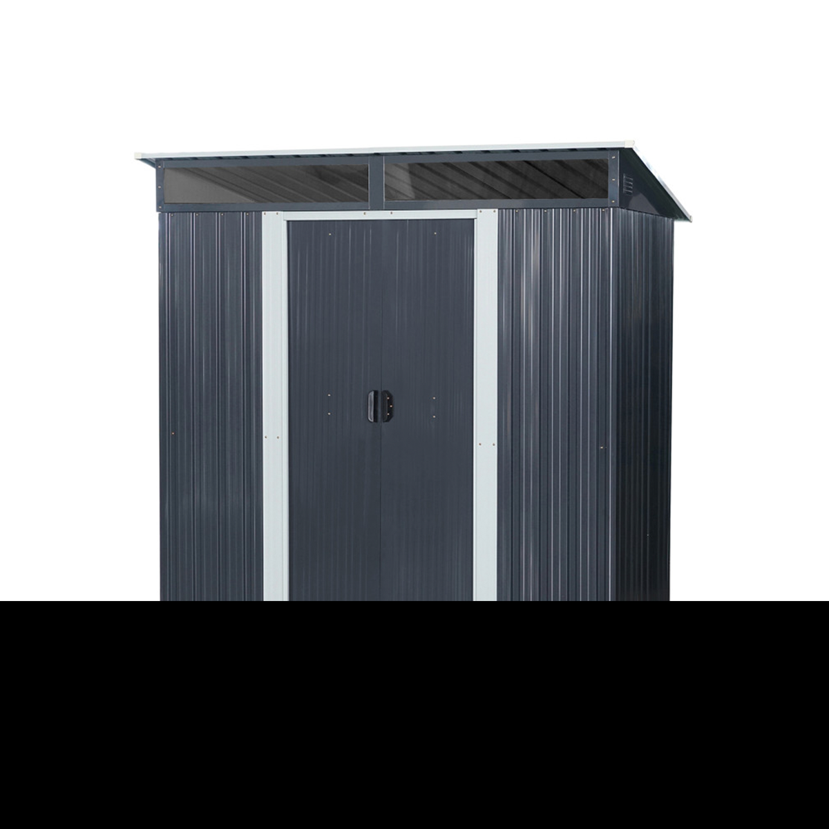 Metalinis sandėliukas su stoglangiu, 2,3 m2