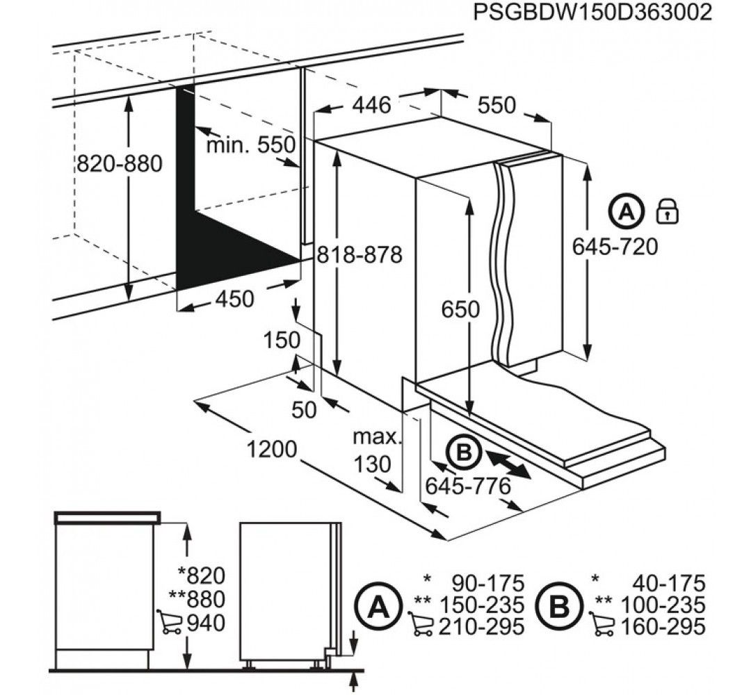 Įmontuojama indaplovė Electrolux EEA12100L Įmontuojama indaplovė Electrolux EEA12100L