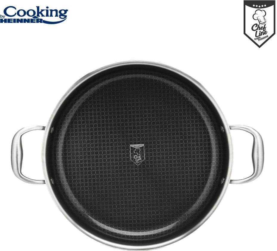 Puodas nerūdijančio plieno su keramikos danga 4.8L 30x7.8cm HR-MRK-30C HEINNER Puodas nerūdijančio plieno su keramikos danga 4.8L 30x7.8cm HR-MRK-30C HEINNER