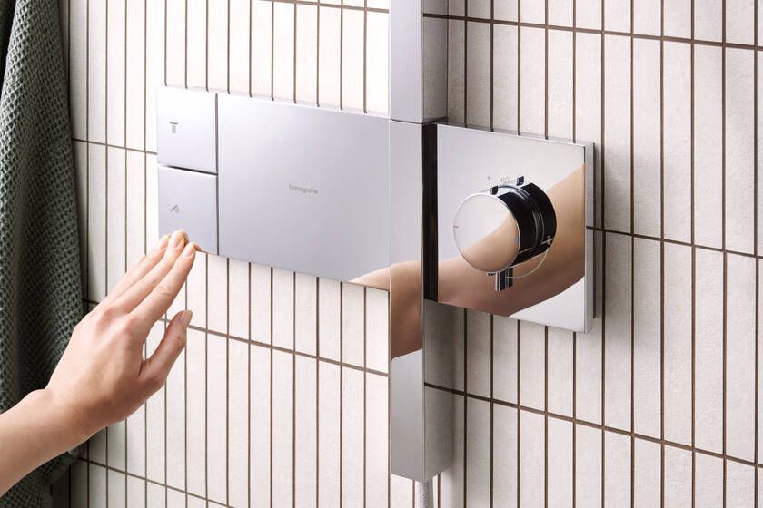 Termostatinė dušo sistema Hansgrohe Raindance Alive S 300 1jet su ShowerSelect Comfort, chromas, 24582000 Termostatinė dušo sistema Hansgrohe Raindance Alive S 300 1jet su ShowerSelect Comfort, chromas, 24582000