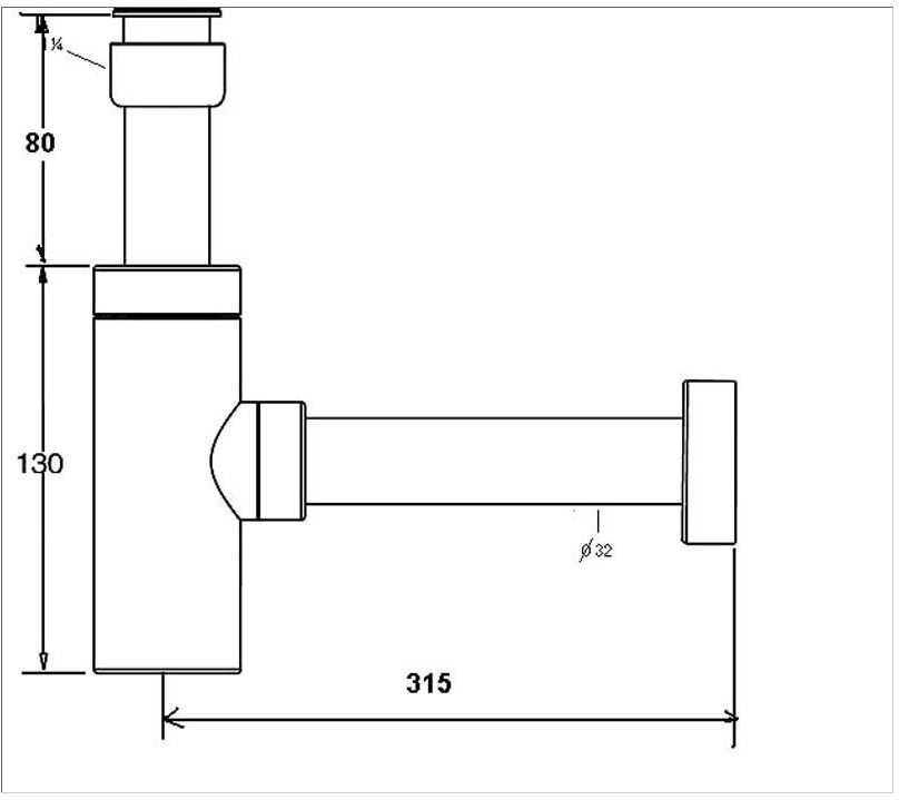 McAlpine sifonas, CA32MINI-CB