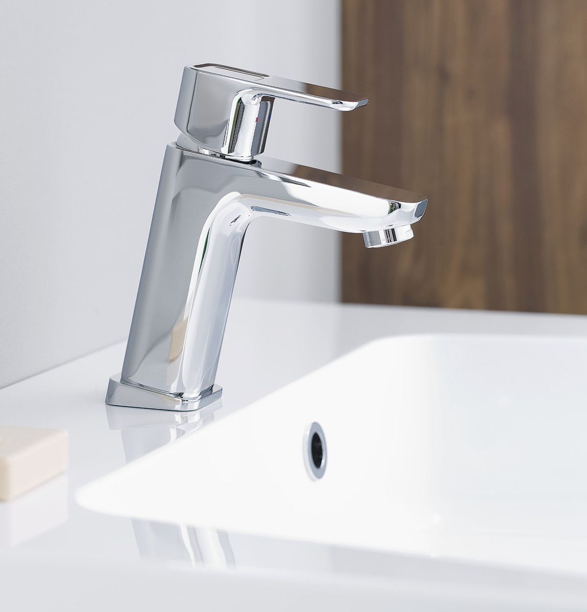 Maišytuvas praustuvui TD be dugno vožtuvo, chromas, X070062 Maišytuvas praustuvui TD be dugno vožtuvo, chromas, X070062