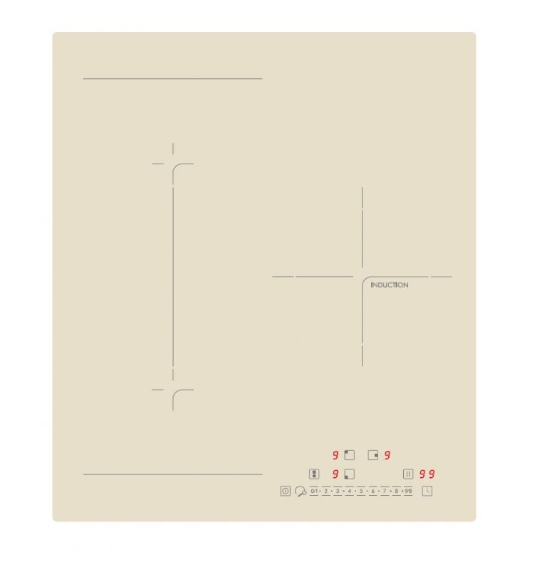 Indukcinė kaitlentė Schlosser BF571–54IV (IVORY)