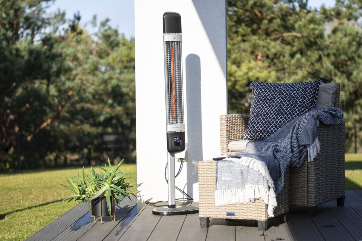Infraraudonųjų spindulių šildytuvas “Mila-WiFi” 2500W, juodas
