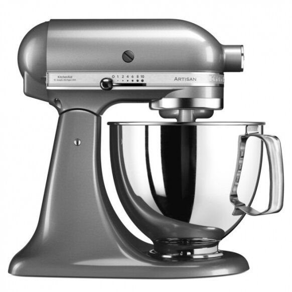 Pastatomas plakiklis KitchenAid Artisan 4,8L, contour silver sp., 5KSM125ECU