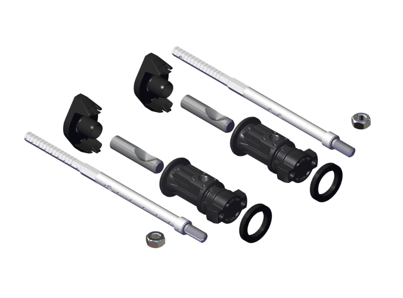 Pakabinamų Laufen unitazų ir bidė tvirtinimo komplektas, EasyFit 2.0, 250 mm Pakabinamų Laufen unitazų ir bidė tvirtinimo komplektas, EasyFit 2.0, 250 mm