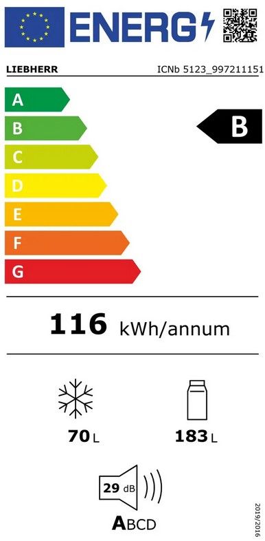 Įmontuojamas šaldytuvas Liebherr ICNb 5123 Plus NoFrost Įmontuojamas šaldytuvas Liebherr ICNb 5123 Plus NoFrost