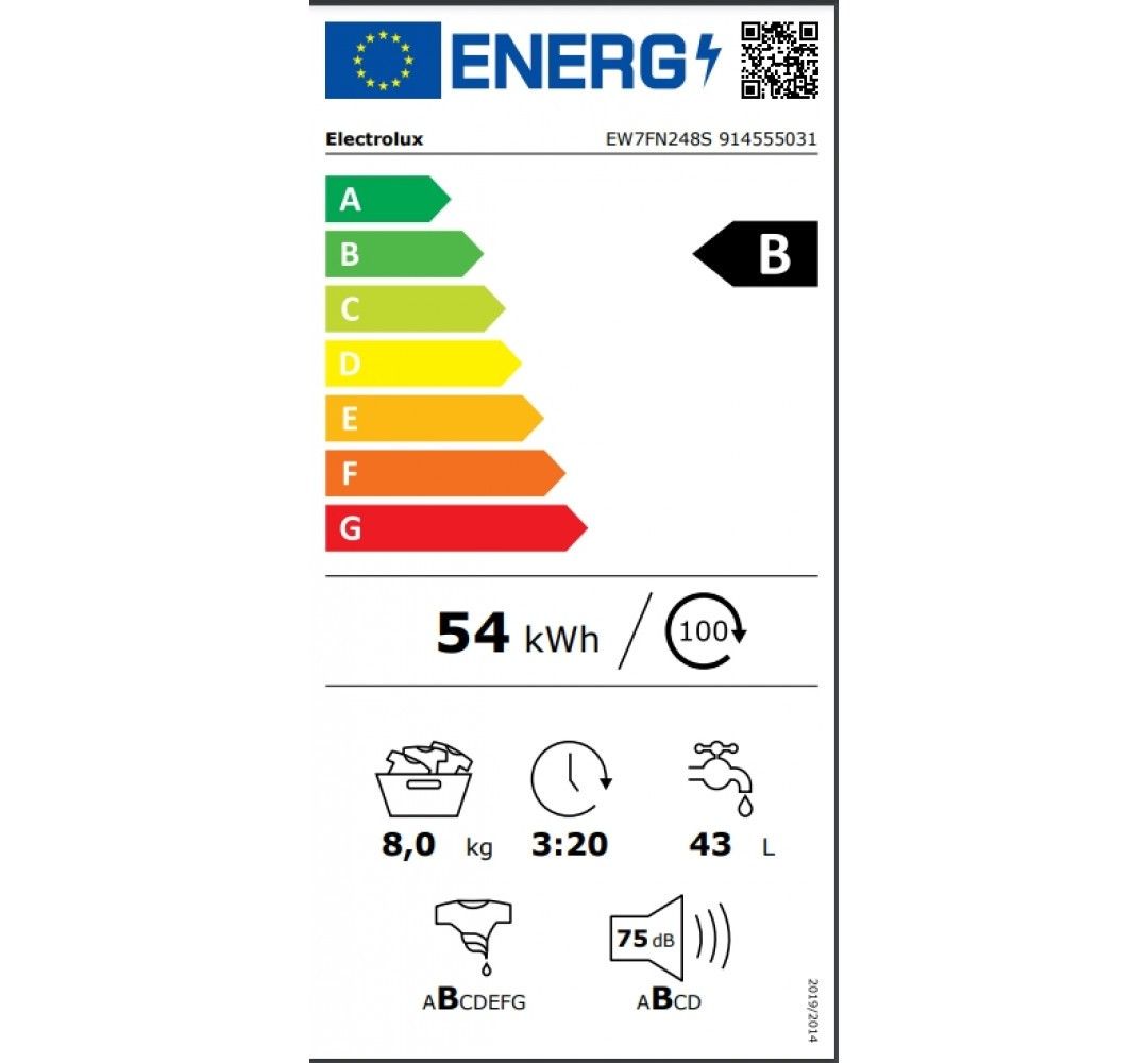 Skalbimo mašina Electrolux EW7FN248S