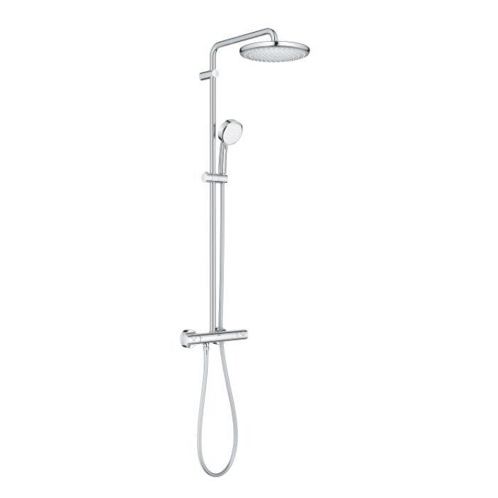 Grohe Tempesta Cosmopolitan 250 termostatinė, virštinkinė dušo sistema, chromas, 26670000