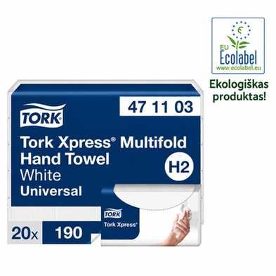 Rankšluosčiai servetėlėmis Tork Xpress Multifold Universal, H2, 2sl, 471103
