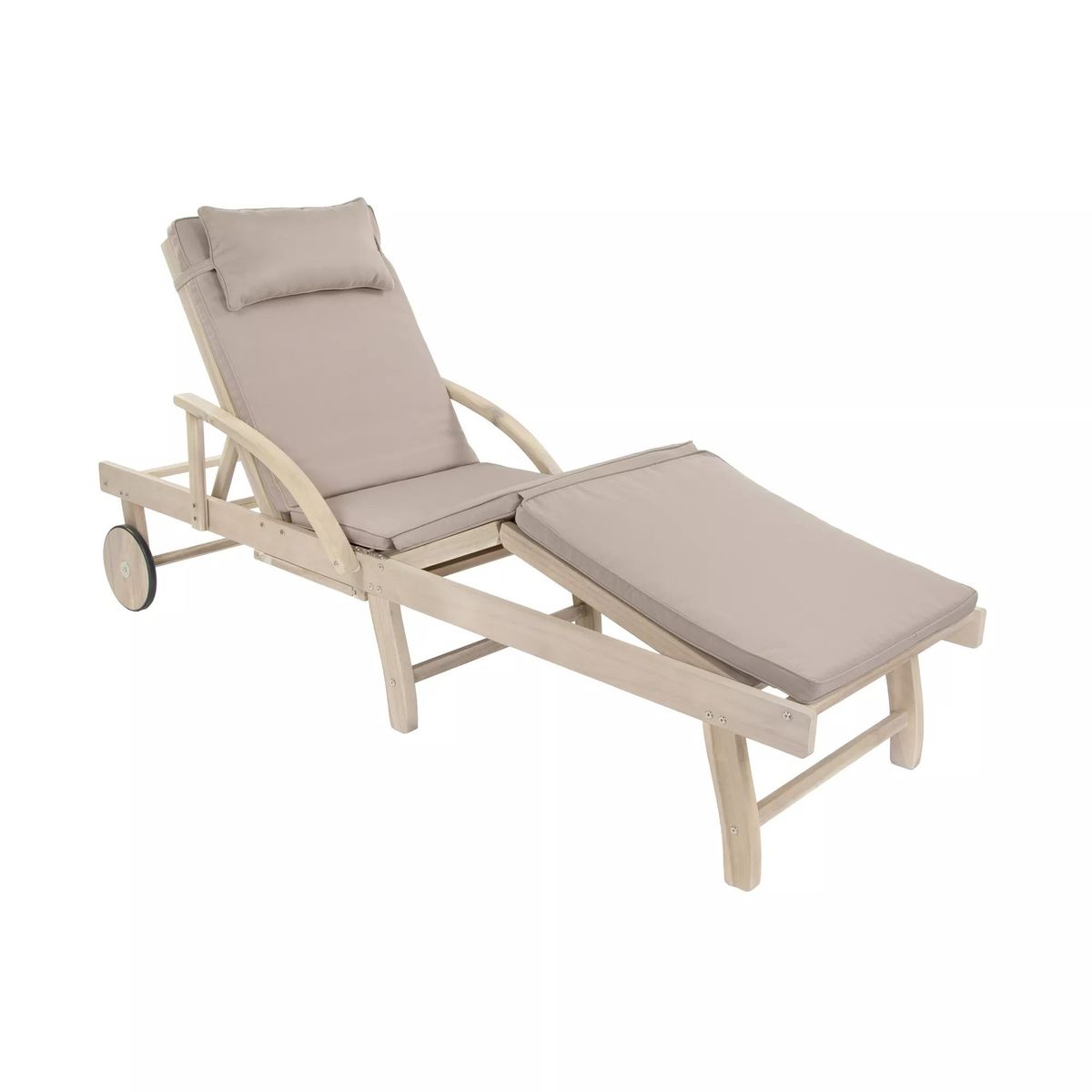Sulankstomas gultas „St. Tropez“, smėlio spalvos Sulankstomas gultas „St. Tropez“, smėlio spalvos
