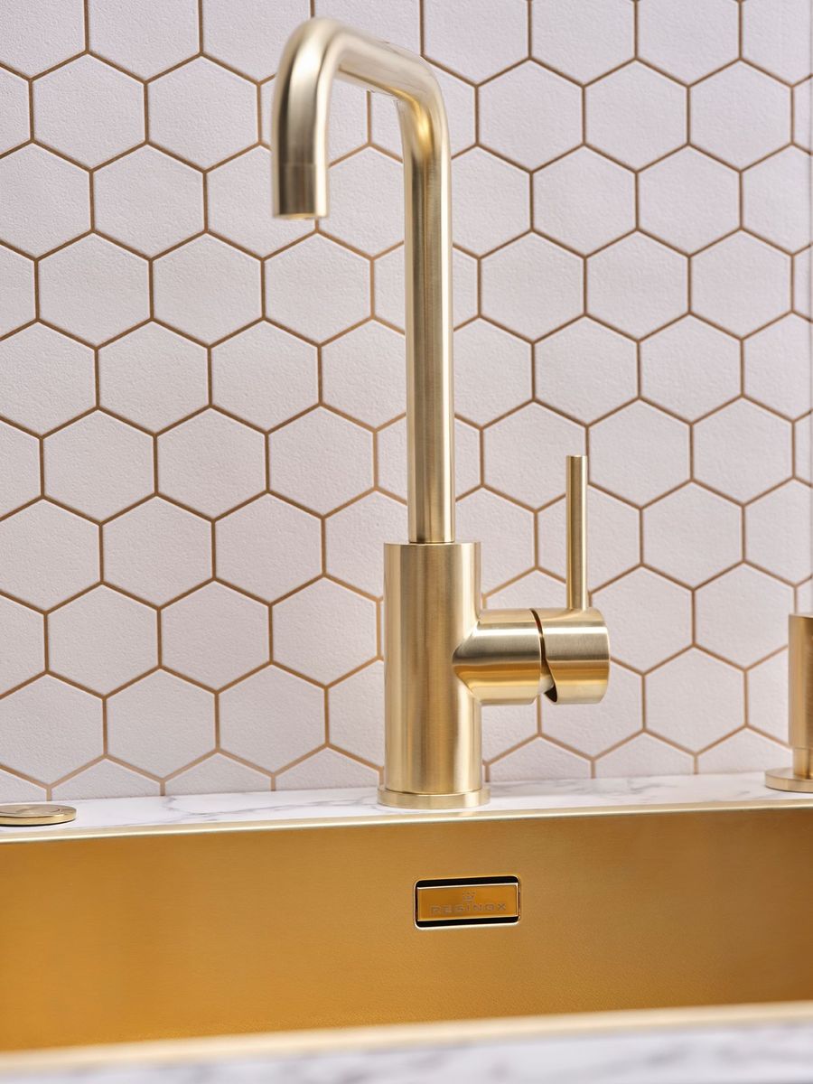 Maišytuvas plautuvei REGINOX Crystal Gold II, aukso spalvos, R38970