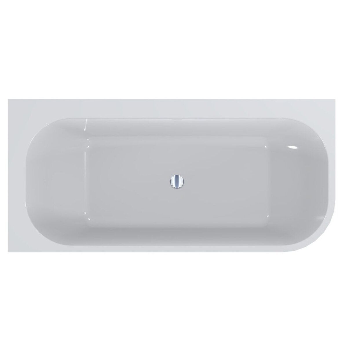 Lieto akmens vonia Bathesa Vesta R 186x87 cm