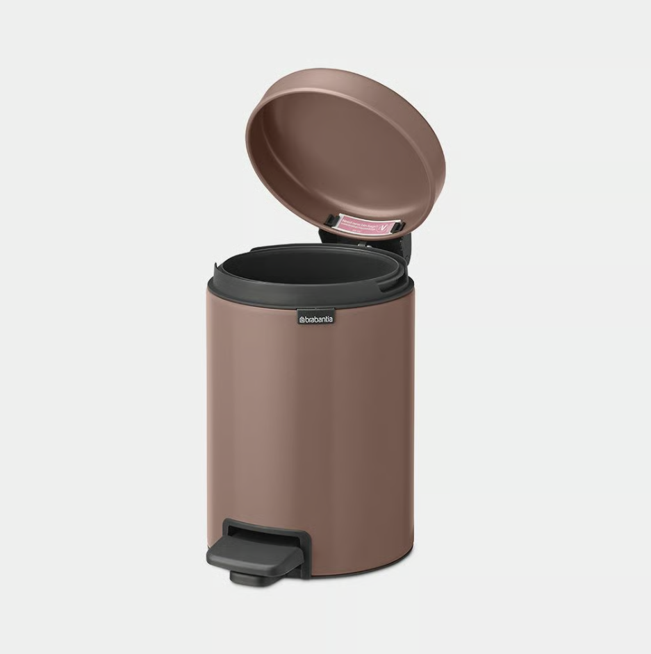 Šiukšlių dėžė Brabantia NEWICON 3 L, satin taupe, 233968