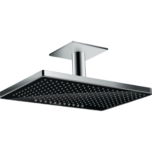 Potinkinė dušo galva Hansgrohe Rainmaker Select 460 2 jet su laikikliu, juoda 24004400