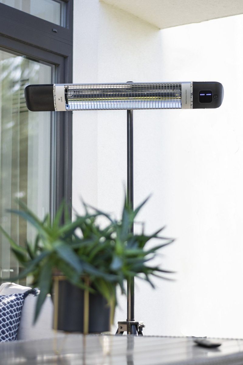 Infraraudonųjų spindulių šildytuvas šildytuvas “Tora - WiFi” 2500W, juodas