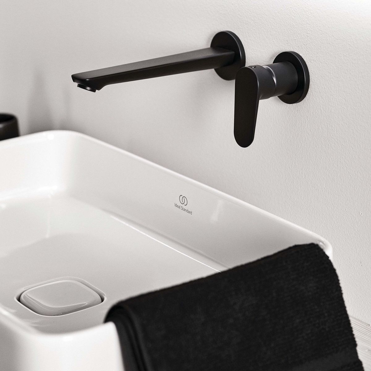 Potinkinis praustuvo maišytuvas Ideal Standard Cerafine O, 224 mm, juoda matinė, BD133XG