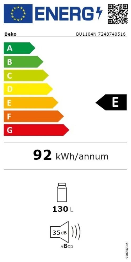 Šaldytuvas BEKO BU1104N