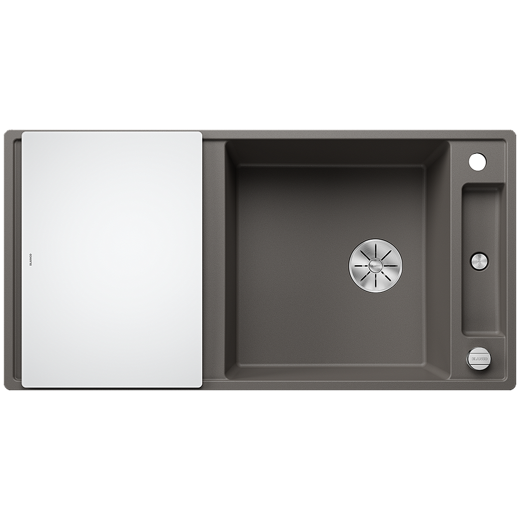 Silgranitinė plautuvė BLANCO AXIA III XL 6 S SILG Pilka Z.GL InFino M.AF