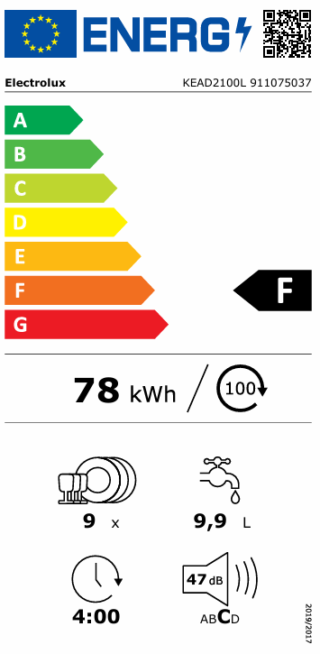 Indaplovė ELECTROLUX KEAD2100L