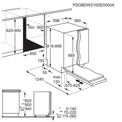 Indaplovė AEG FSE75737P
