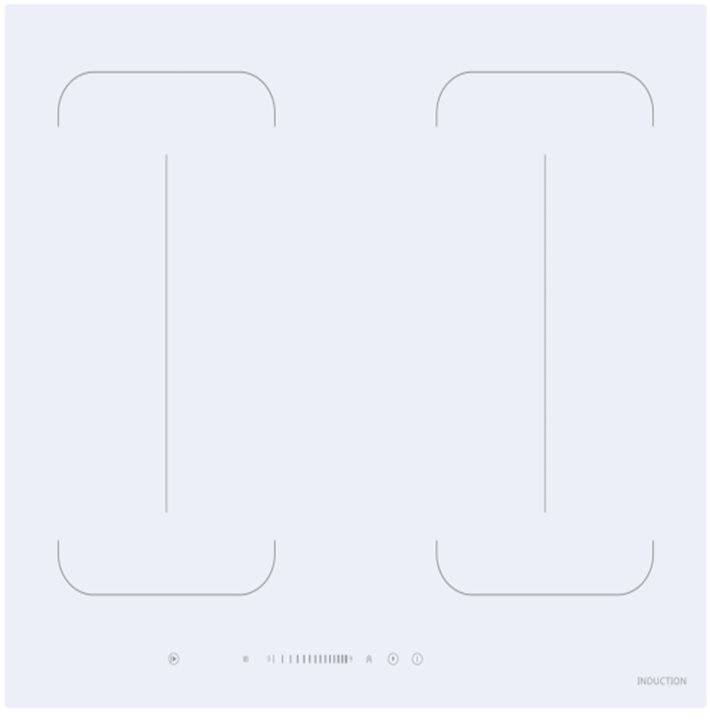 Indukcinė baltos spalvos 60 cm pločio kaitlentė Schlosser PI604Q3WH