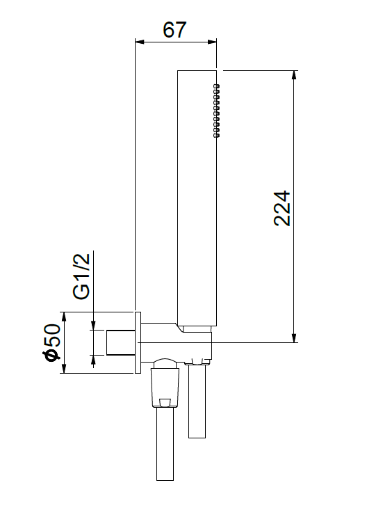 Potinkinė vonios sistema Fiore Xenon Charme juoda matinė 441NNNN7575/30NN8786/30NN8767