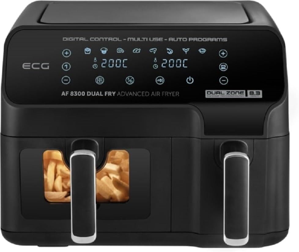 Dviguba karšto oro gruzdintuvė ECG AF 8300 Dviguba karšto oro gruzdintuvė ECG AF 8300