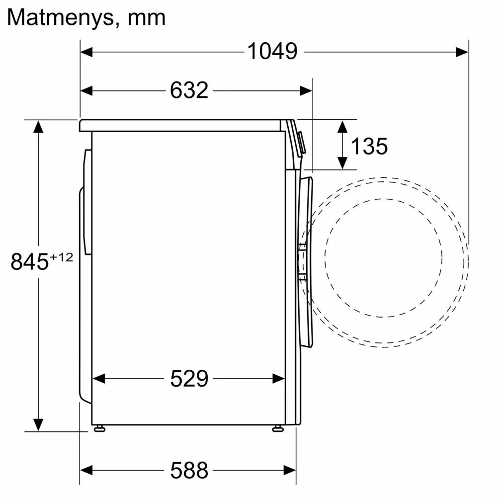 Džiovyklė Bosch WQG2420IDN Džiovyklė Bosch WQG2420IDN