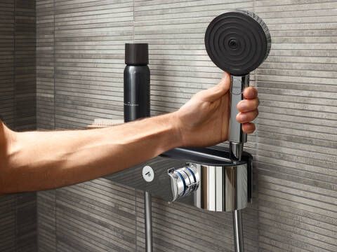 Dušo galvutė Hansgrohe Pulsify 105 3jet Activation, chromas 24100000