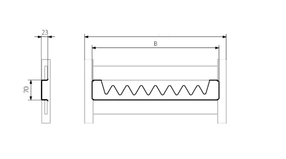 Kabykla rankšluosčių džiovintuvui Terma HAPPY SHARK 400mm, RAL1032 KABSHARK400R1032, 982563 Kabykla rankšluosčių džiovintuvui Terma HAPPY SHARK 400mm, RAL1032 KABSHARK400R1032, 982563