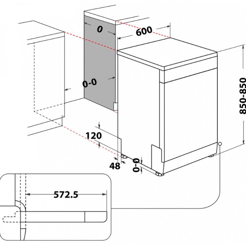 Indaplovė INDESIT D2F HD624 AS