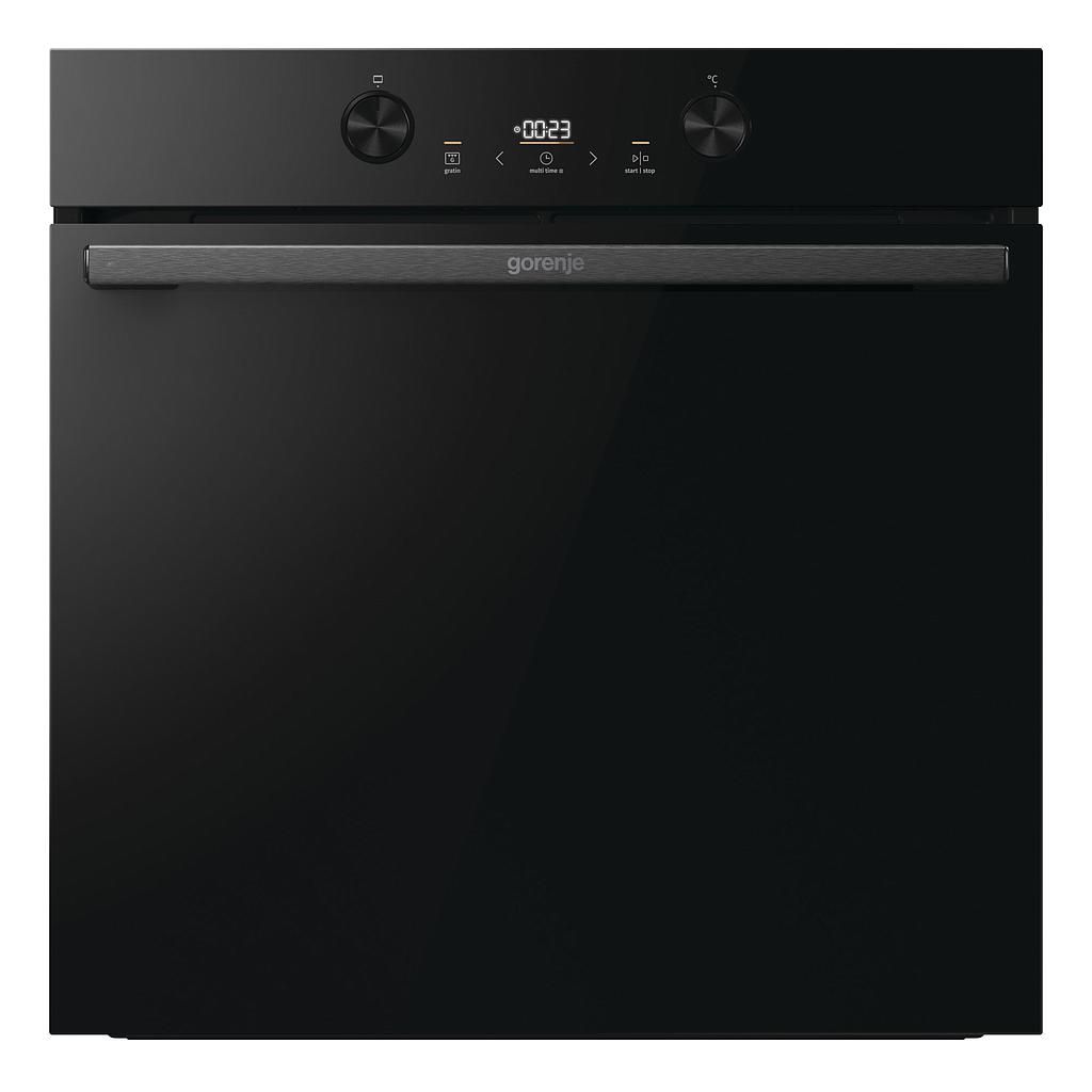 Orkaitė GORENJE BOS6737E05DBG, pilnai juodo stiklo