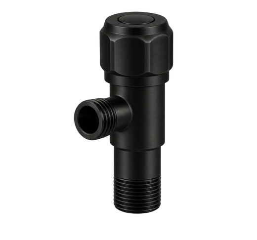 Kampinis ventilis Balneo 1/2" x 3/8" juodas, modelis 2, 5906792484002 Kampinis ventilis Balneo 1/2" x 3/8" juodas, modelis 2, 5906792484002
