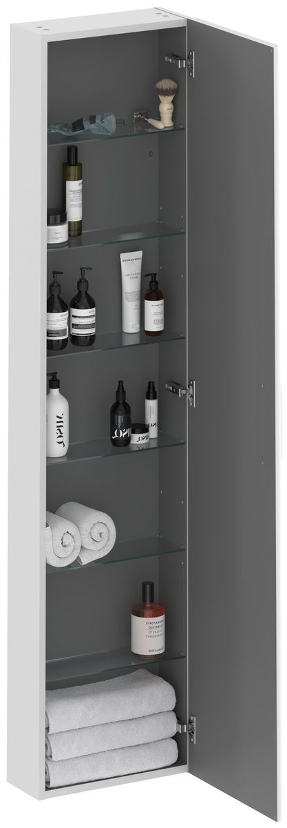 Aukšta spintelė SB Balance 400 H , balta/balta X000001816