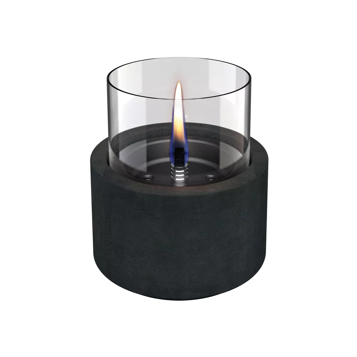 LOTUS 12 CONCRETE mini stalo židinys, juodas, naudojamas Tenderfuel skystis