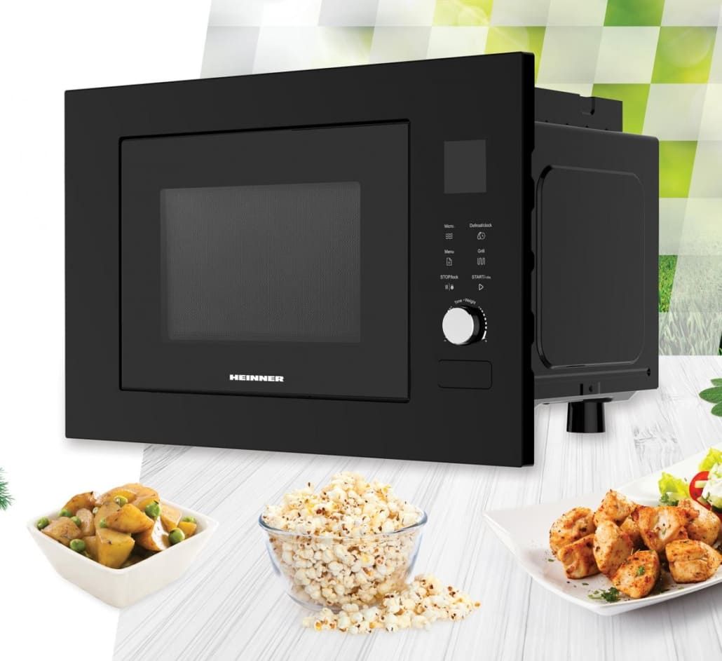 Įmontuojama mikrobangų krosnelė 800W, 23L HMW-BI2360BK HEINNER Įmontuojama mikrobangų krosnelė 800W, 23L HMW-BI2360BK HEINNER