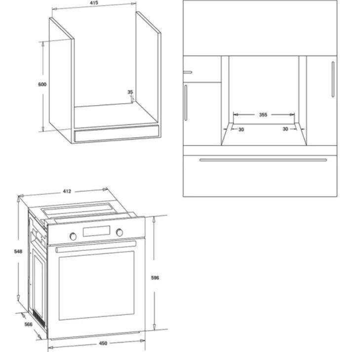 Orkaitė MPM-45-BO-20 Orkaitė MPM-45-BO-20