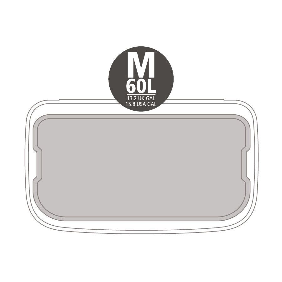 Šiukšlių dėžė Brabantia Bo Touch Bin Hi 60L, Soft Beige, 247941