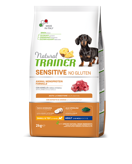 NT ADULT DOG SENSITIVE NO GLUTEN MINI LAMB (ėriena) 2kg, 925240