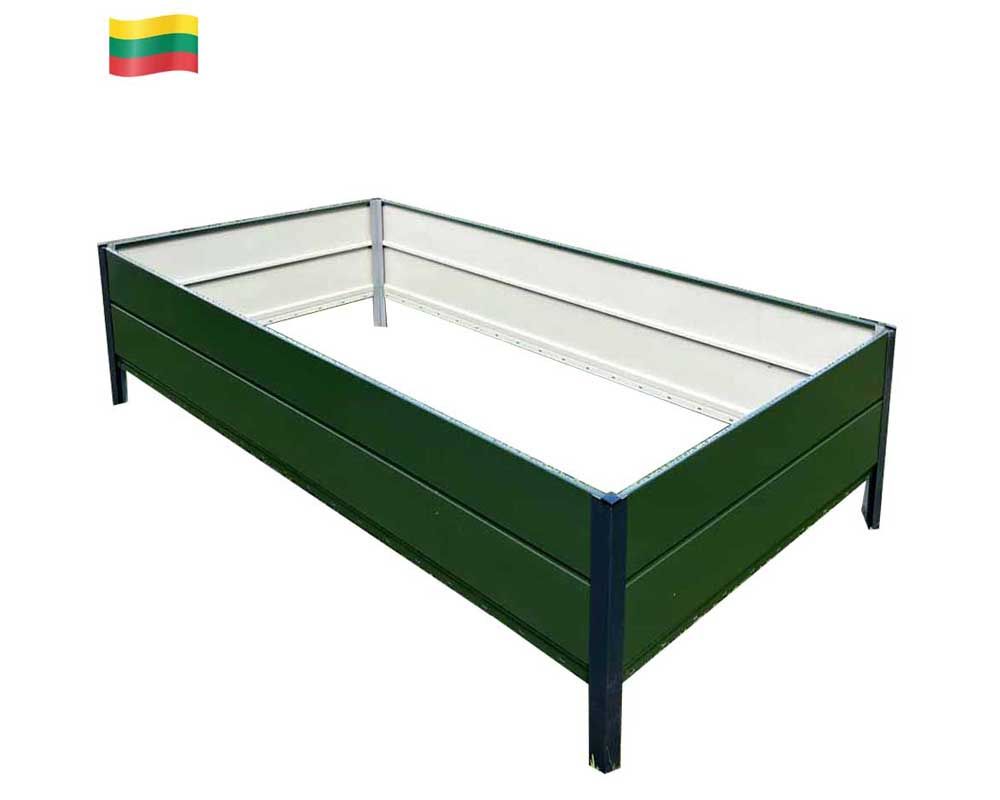 Pakelta lysvė Harmony žalia 65x200x30