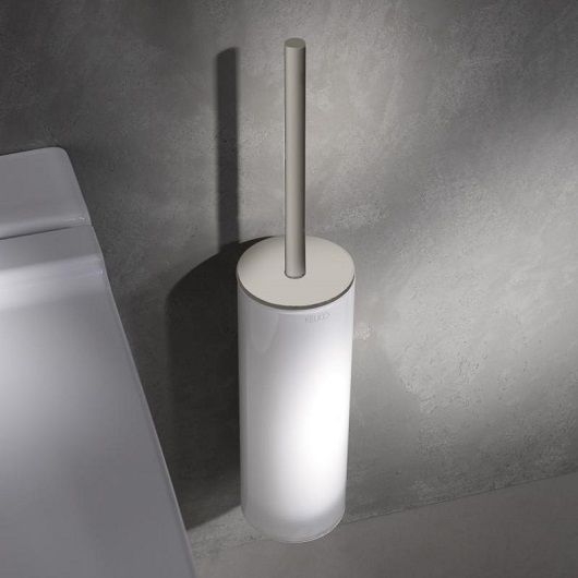 WC šepetys su laikikliu EDITION 400, brushed nickel, 11564059000