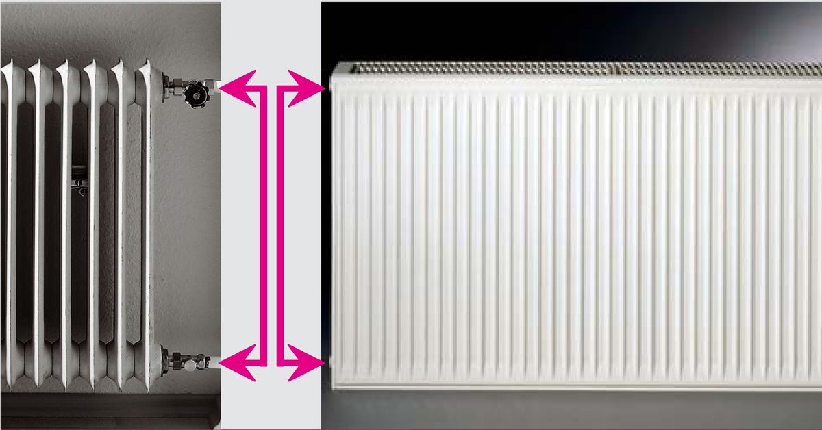 Renovacinis plieninis radiatorius HM 22C-AT-55-1200, prijungimas šoninis Renovacinis plieninis radiatorius HM 22C-AT-55-1200, prijungimas šoninis